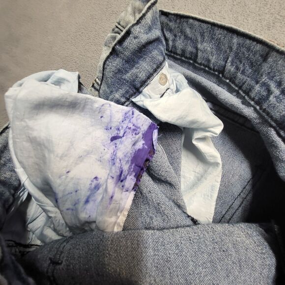 Rocawear Jeans Mens 40x29 Blue Slim Fit Straight Leg Denim Hip Hop Y2K - Picture 7 of 12